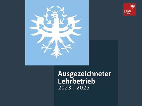 Ausgezeichneter Lehrbetrieb Tirol 2023 2025