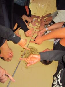 Gruppenbild während Teambuilding