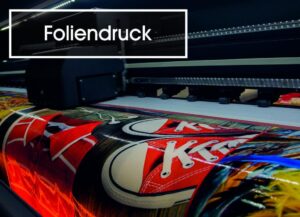 Foliendrucker Folie mit roten Schuhen