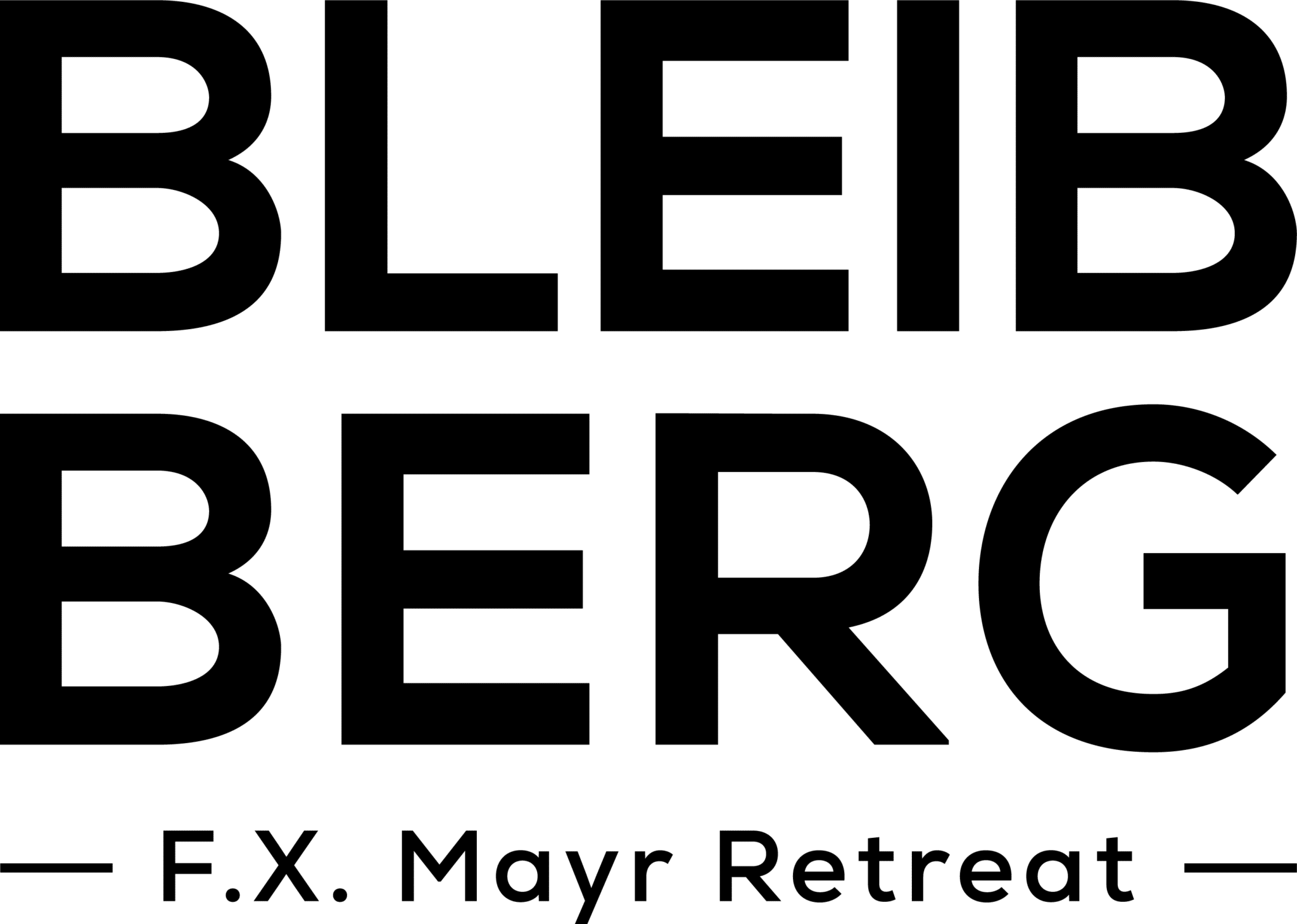 Bleib Berg Health Retreat Logo