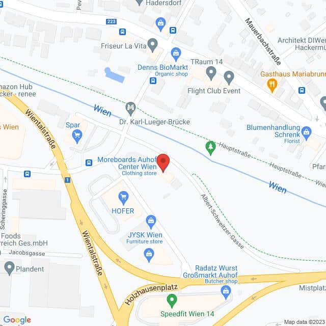 Der Haai A1 Shop – Albert Schweizer Gasse 6, 1140 Wien Anfahrtsmappe