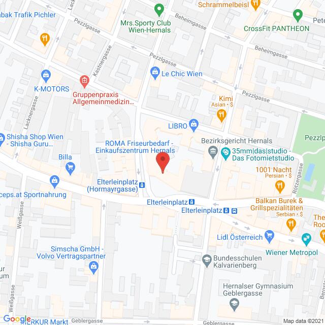 Anfahrtsmappe von Lehrbetrieb Hair Fair nach Hair Fair – Elterleinplatz 12, 1170 Wien – Anfahrtsmappe