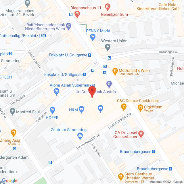 Anfahrtsmappe von Lehrbetrieb Intercoiffeur Strassl nach INTERCOIFFEUR STRASSL SCHAIDER – Simmeringer Hauptstraße 96A, 1110 Wien – Anfahrtsmappe