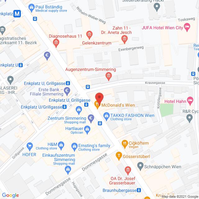 Mcdonald´s – Simmeringer Hauptstraße 113, 1110 Wien Anfahrtsmappe