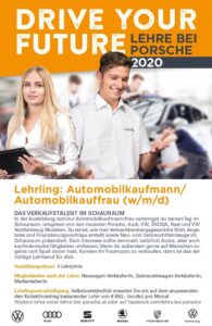 Drive your Future - Lehrling Automobilkaufmann/Automobilkauffrau