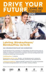 Drive your Future - Lehrling Bürokaufmann/Bürokauffrau