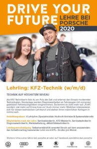 Drive your Future - Lehrling KFZ-Technik (w/m/d)