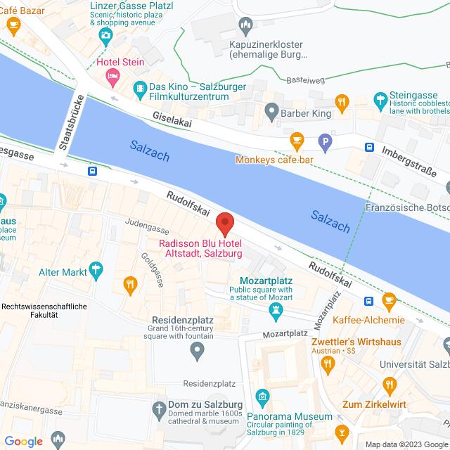 Radisson Blu Altstadt, 5020 Salzburg Anfahrtsmappe