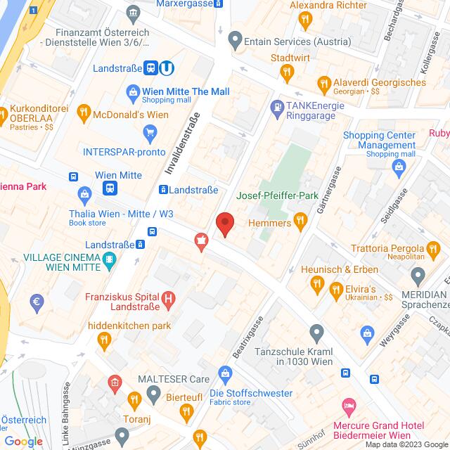 Ruefa Reisebüro Wien Landstraßer Hauptstraße Anfahrtsmappe