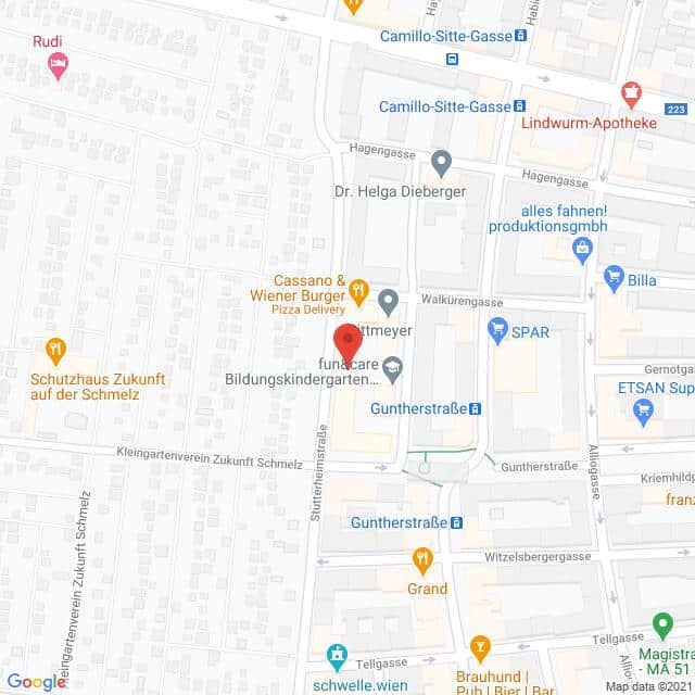 Anfahrtsmappe von Lehrbetrieb Transfer Planconsult GmbH nach Transfer Planconsult GmbH – Stutterheimstraße 16-18, 1150 Wien – Anfahrtsmappe