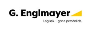 Lehrlingsportal.at G. Englmayer-Logo mit gelbem Dreieck. Text lautet: „Logistik – ganz persönlich.